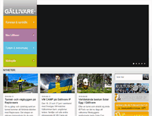 Tablet Screenshot of gallivare.se